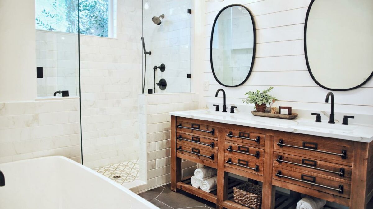 Le porte serviette en 40 photos d'idées pour votre salle de bain