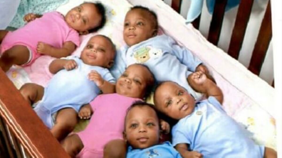 Шестерняшки. Sextuplets in real Life.