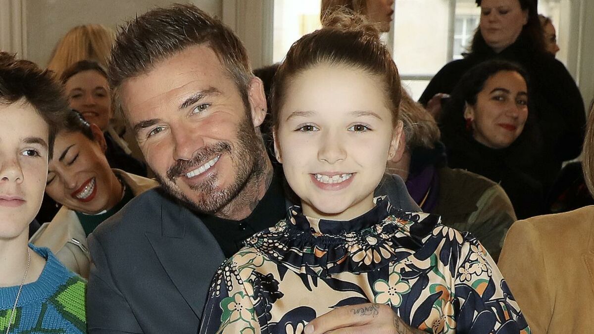 David Beckham Son Baiser Innocent Avec Sa Fille De 9 Ans Choque La