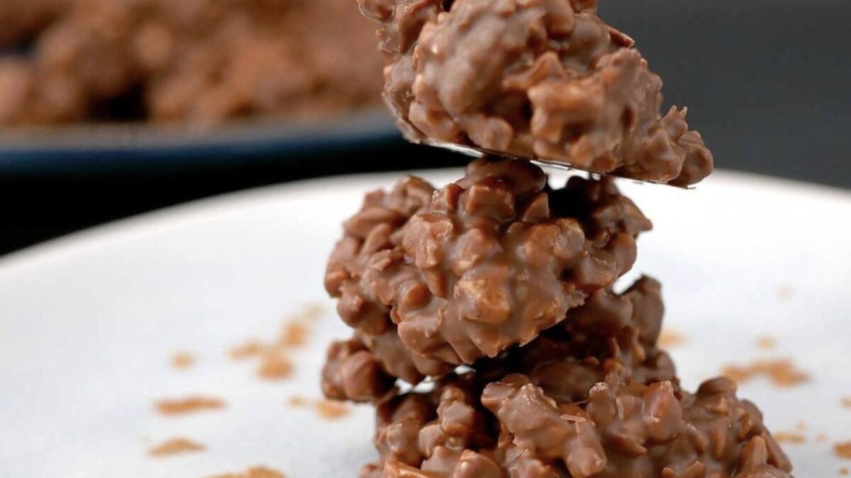 Roses des sables au chocolat faciles : Recette de Roses des sables