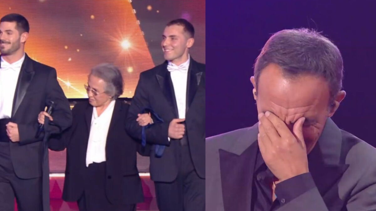 la mère de Nikos Aliagas débarque sur le plateau, l’animateur très ému la mère de Nikos Aliagas débarque sur le plateau, l’animateur très ému