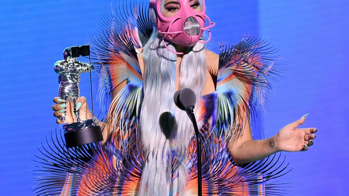 Mtv Vma 2020 Lady Gaga Masquée Enchaîne Les Looks 0137