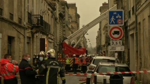 Bordeaux : une explosion dans un immeuble fait un mort et un blessé grave