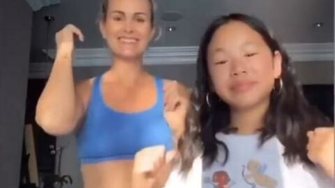 Laeticia Hallyday et sa fille Joy s'amusent lors d'une danse endiablée en vidéo