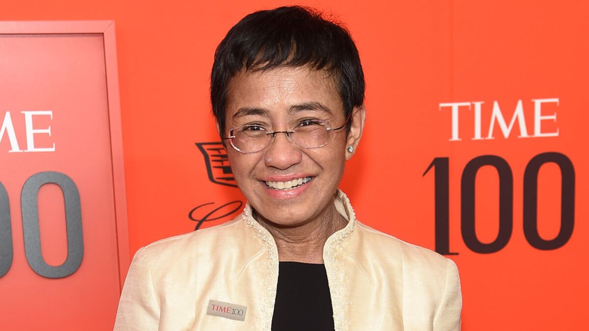 Maria Ressa, Journaliste Engagée Et Prix Nobel De La Paix