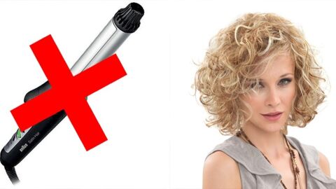 So macht man Locken mit Backpapier!