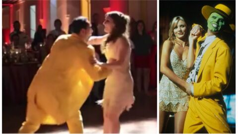 Dieses Paar eröffnet seinen Hochzeitsball mit einer Choreografie des Films DIE MASKE