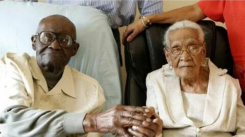 Zusammen sind sie 213 Jahre alt: Dieses Paar feiert einen Rekord, 83 Jahre Ehe!