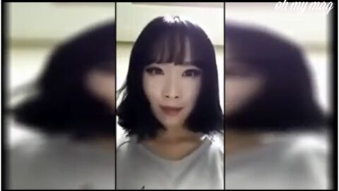Eine Koreanerin schminkt sich ab und zeigt uns ihr wahres Gesicht.