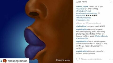 Ein afrikanisches Model reagiert auf rassistischen Kommentare nach einer Werbung für die Kosmetikbranche