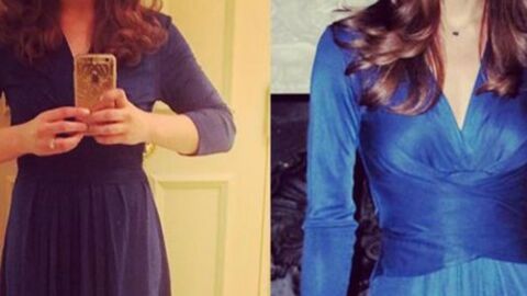 Eine junge Frau kopiert den Look von Kate Middleton bis auf´s letzte kleine Detail und sieht ihr damit zum Verwechseln ähnlich