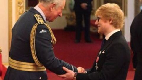Peinlicher Fehler: Ed Sheeran hat vor Prinz Charles gegen das Hofprotokoll verstoßen