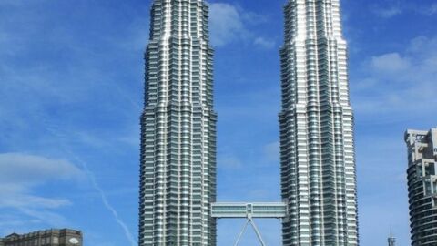 Die Petronas-Türme von Kuala Lumpur in Malaysia