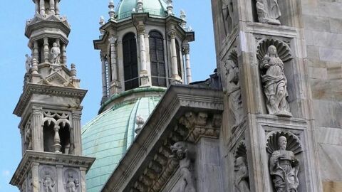 Der Dom von Como, die prächtige Kathedrale Santa Maria Assunta, in Bildern