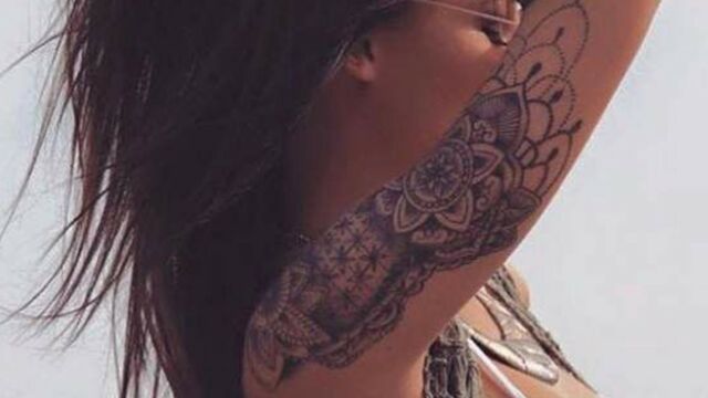 Frauen oberarm tattoos Tattoo Ideen