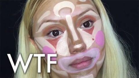 Dieses Mädchen macht ein Contouring ... und das Ergebnis gerät völlig außer Kontrolle!