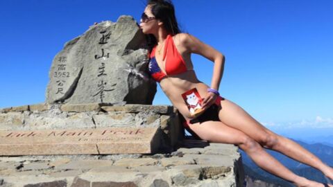 Gigi Wu: Bikini-Bergsteigerin verunglückt tödlich