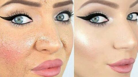 Mit diesem Beauty-Trick hat sie kein Problem mehr mit ihrem Make-Up! Probier's aus!