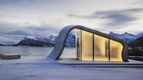 Das schönste WC der Welt steht in Ureddplassen in Norwegen