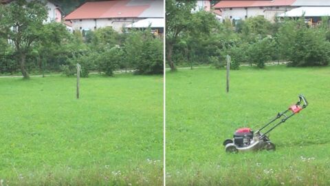 UNGLAUBLICH! Mit diesem Trick fährt dein Rasenmäher von ganz allein!