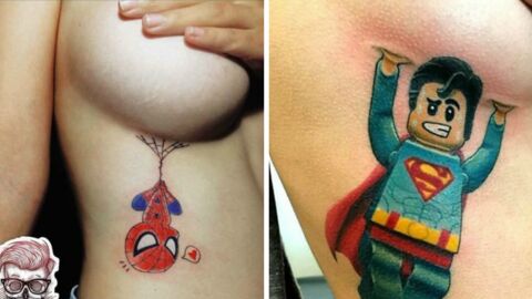 Absolute Hingucker: Die verrücktesten Tattoos unter der weiblichen Brust!