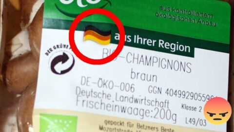 Kultur-Champignons mit Herkunftsland Deutschland: Ernteland vs. Ursprungsland