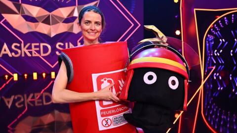 "The Masked Singer": Mega-Panne und Feuerlöscher-Demaskierung