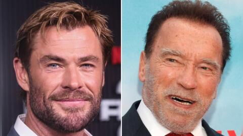 Arnold Schwarzenegger lobt Chris Hemsworths Muskelberge