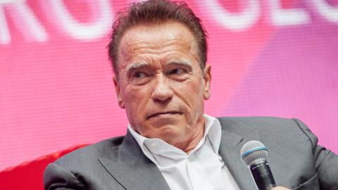 Arnold Schwarzenegger trifft Überlebende des Hamas-Terrors