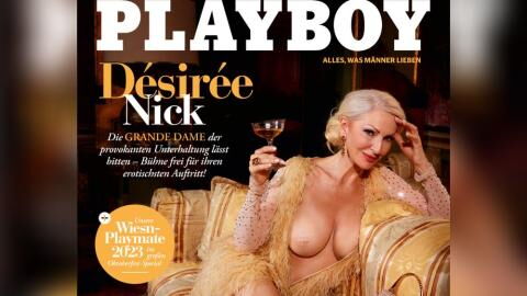 Mit 66 Jahren: Désirée Nick zieht sich für den "Playboy" aus