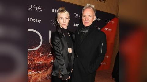 Ganz in Schwarz: Sting besucht mit seiner Tochter "Dune 2"-Premiere