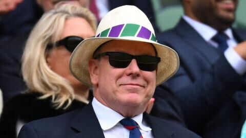 Fürst Albert II. ohne Charlène in Wimbledon gesichtet