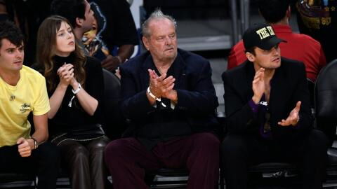 Seltener öffentlicher Auftritt: Jack Nicholson besucht Lakers-Spiel