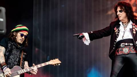 Festival-Auftritt: Johnny Depp und Alice Cooper begeistern ihre Fans