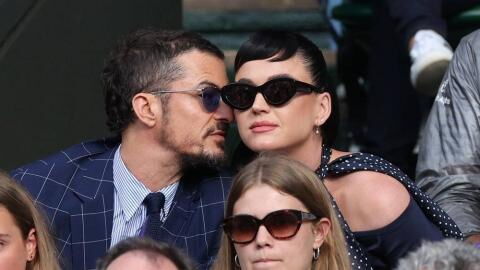 Orlando Bloom und Katy Perry zeigen sich verliebt in Wimbledon