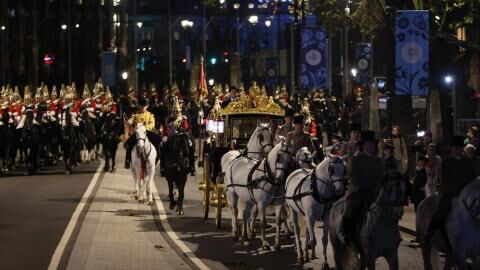 Mitten in der Nacht: Militär probt in London für die Krönung
