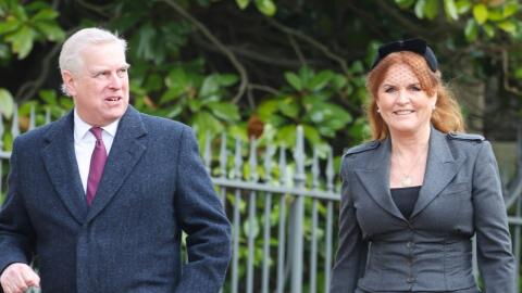 Prinz Andrew besucht mit Sarah Ferguson Gedenkfeier in Windsor
