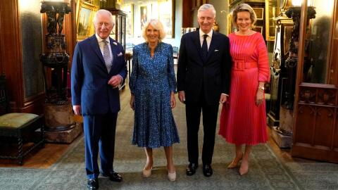 Hoher Besuch für König Charles und Königin Camilla in Windsor