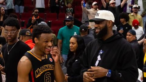 Basketball-Star LeBron James: Sohn Bronny kehrt zur Normalität zurück