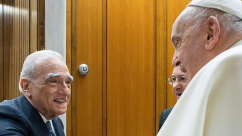 Martin Scorsese trifft Papst Franziskus im Vatikan