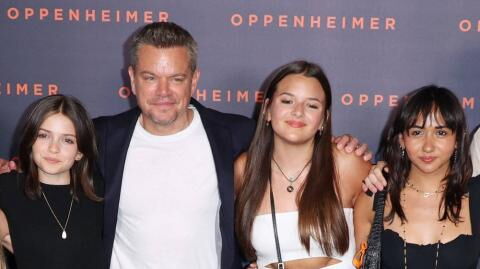 Matt Damon: Seltener Red-Carpet-Auftritt mit seinen Töchtern