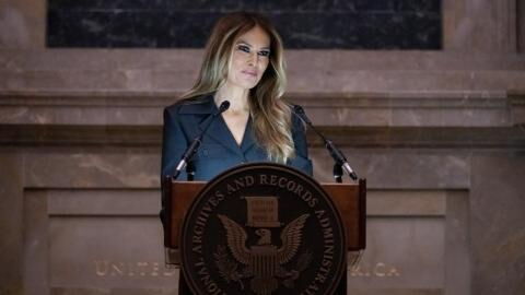 Melania Trump: Seltener Auftritt der ehemaligen First Lady