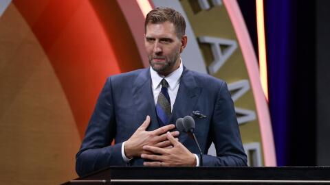Dirk Nowitzki kommen bei Aufnahme in Hall of Fame die Tränen