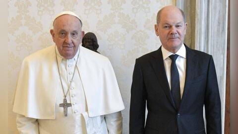 Olaf Scholz: Privataudienz beim Papst