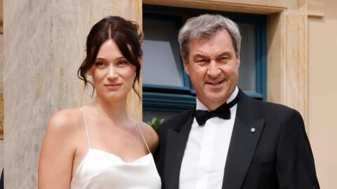 Markus Söder: Seltener Auftritt mit Tochter Gloria Sophie in Bayreuth