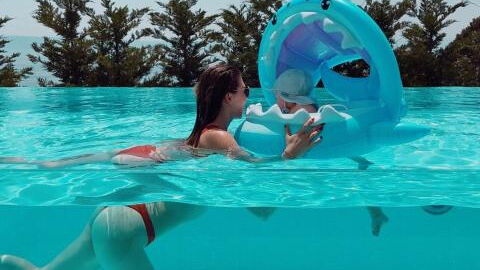 YouTuberin Bibi: Ihr kleiner Sohn verursacht Badeunfall