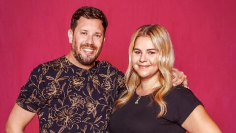 Sylvana Wollny und Freund Florian verraten bei einem Spiel mehr über sich als Paar, als ihnen vielleicht lieb ist