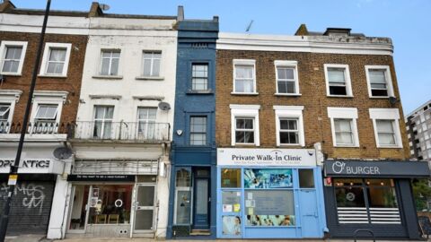 FOTOS: Londons schmalstes Haus steht zum Verkauf!