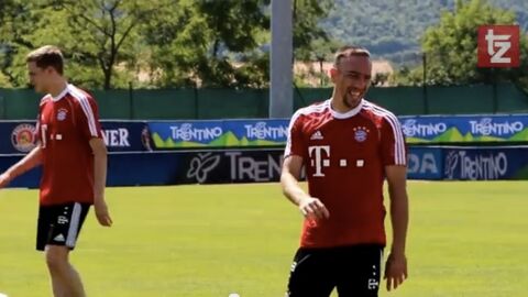 Insolite : la dernière blague de Franck Ribéry à l'entraînement du Bayern Munich
