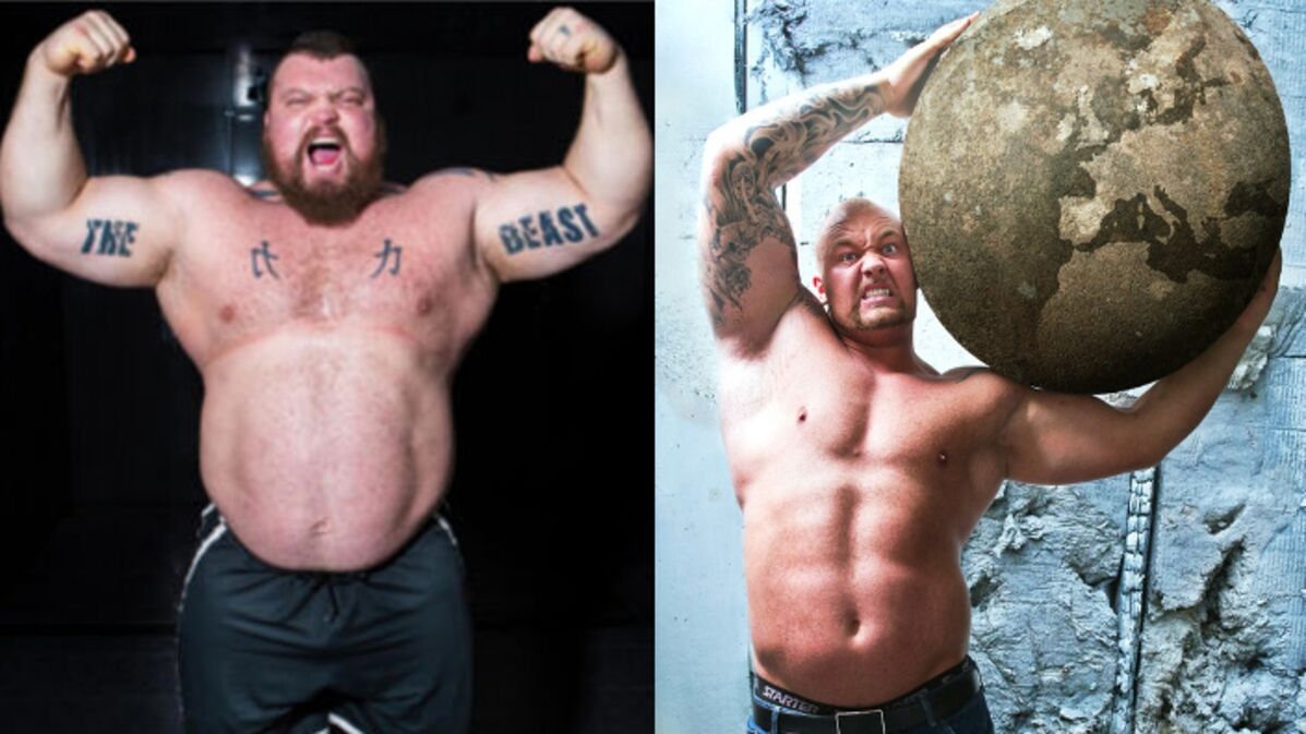 L Homme Le Plus Fou Du Monde Eddie Hall est l'homme le plus fort du monde 2017 devant La Montagne et  Brian Shaw